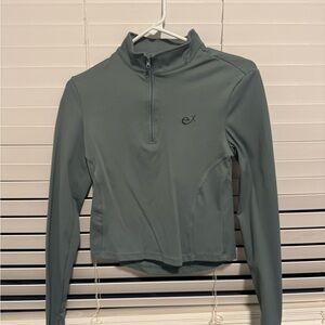 Women's Expntl Faster Than Light Cropped Quarter Zip